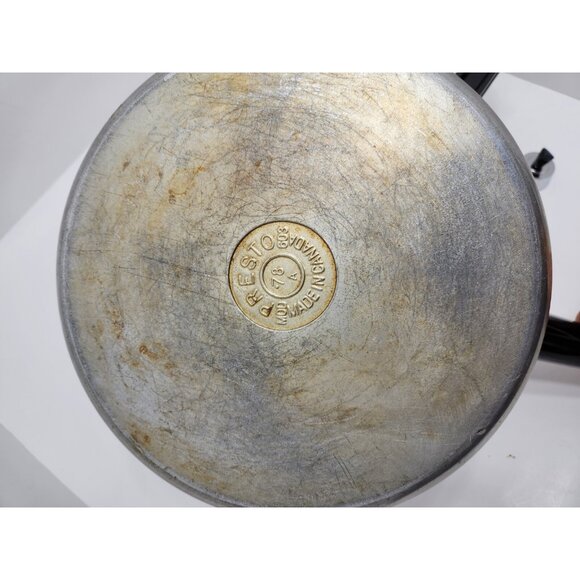 PRESTO Stainless Steel Pressure Cooker Vintage Model 603 - Picture 8 of 9